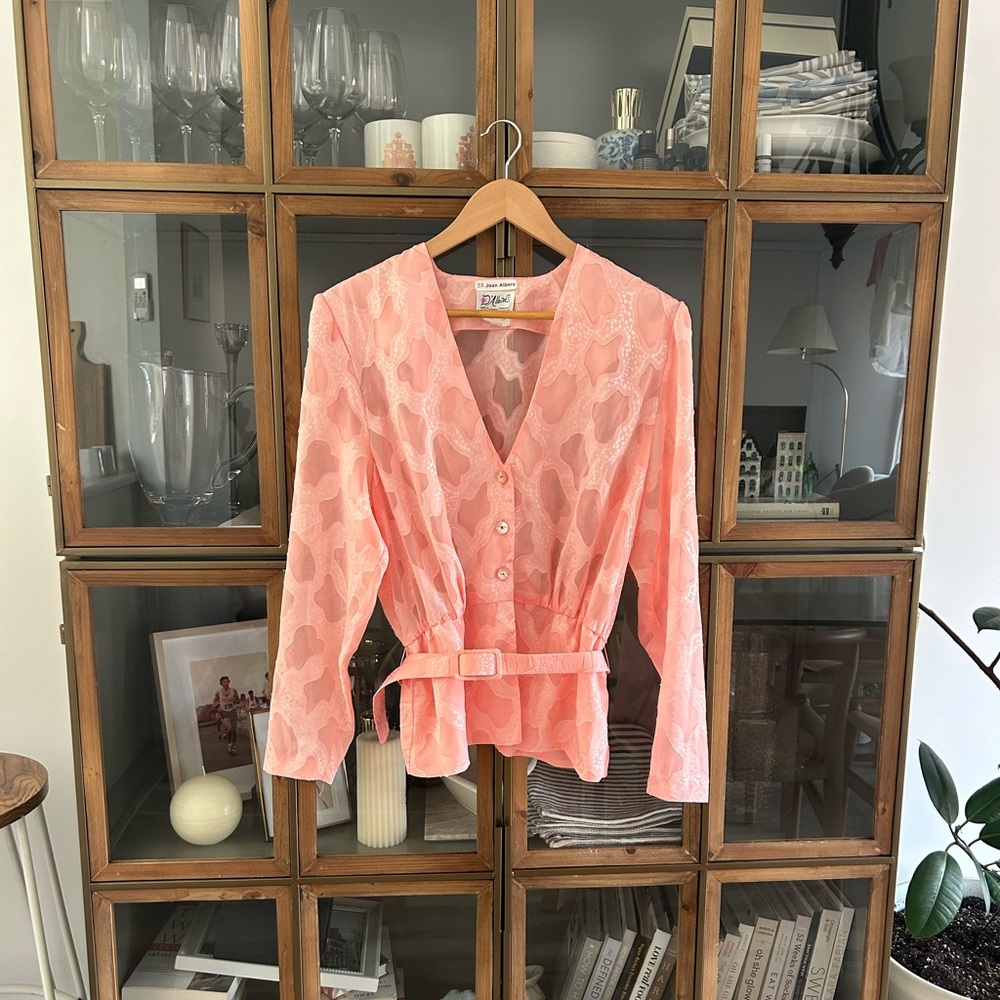 Vintage d’Allairds Blouse with Belt